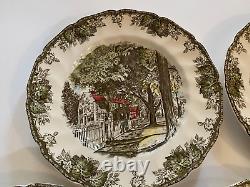 Johnson Bros The Friendly Village Dinner Plate, England, 101/2 All Different 7