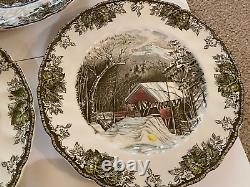 Johnson Bros The Friendly Village Dinner Plate, England, 101/2 All Different 7