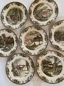 Johnson Bros The Friendly Village Dinner Plate, England, 101/2 All Different 7