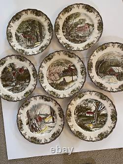 Johnson Bros The Friendly Village Dinner Plate, England, 101/2 All Different 7