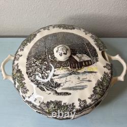 Johnson Bros'The Friendly Village' Large Round Soup Tureen with Lid