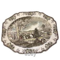 Johnson Bros The Friendly Village Large Turkey Platter 20 Inches