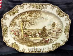 Johnson Bros The Friendly Village Large Turkey Platter 20X 15 1/2