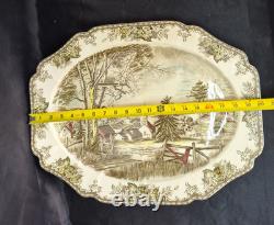 Johnson Bros The Friendly Village Large Turkey Platter 20X 15 1/2