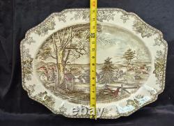 Johnson Bros The Friendly Village Large Turkey Platter 20X 15 1/2