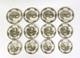 Johnson Bros'the Friendly Village' Plate Set For 4 Dinner, Luncheon, & Salad
