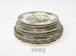 Johnson Bros'The Friendly Village' Plate Set for 4 Dinner, Luncheon, & Salad