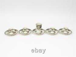 Johnson Bros'The Friendly Village' Set of 4 Egg Cups Codders + Double Egg Cup