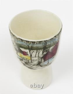 Johnson Bros'The Friendly Village' Set of 4 Egg Cups Codders + Double Egg Cup
