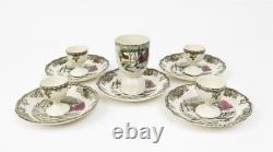 Johnson Bros'The Friendly Village' Set of 4 Egg Cups Codders + Double Egg Cup