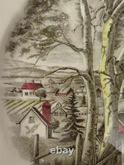 Johnson Bros'The Friendly Village' Village Scene 20 Oval Serving Platter