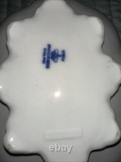 Johnson Bros Tokio Blue White Covered Vegetable Dish Tureen England Flow Blue