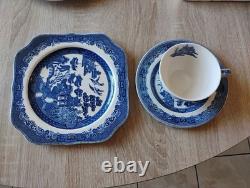 Johnson Bros White Dinnerware Set Lot Plates Bowls Vintage England