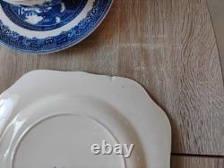 Johnson Bros White Dinnerware Set Lot Plates Bowls Vintage England