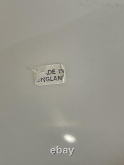 Johnson Bros White Regency Ironstone Swirled Tureen & Lid England Two Piece