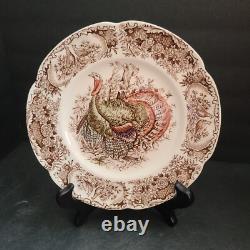 Johnson Bros Wild Turkey Native American WIndsor Ware 8 Salad Plate READ