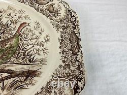 Johnson Bros. Wild Turkeys Native American LARGE 20 SERVING PLATTER