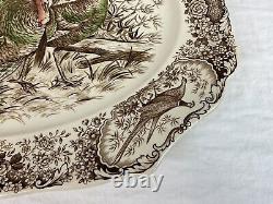 Johnson Bros. Wild Turkeys Native American LARGE 20 SERVING PLATTER