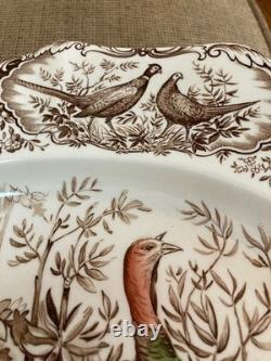 Johnson Bros. Wild Turkeys Native American Platter