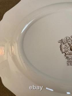 Johnson Bros. Wild Turkeys Native American Platter