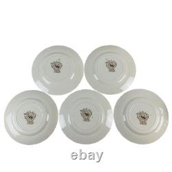 Johnson Bros Wild Turkeys Native American Windsor Ware 10-3/4 Dinner Plates (5)