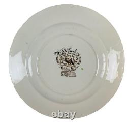 Johnson Bros Wild Turkeys Native American Windsor Ware 10-3/4 Dinner Plates (5)