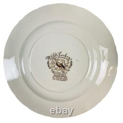 Johnson Bros Wild Turkeys Native American Windsor Ware 10-3/4 Dinner Plates (5)