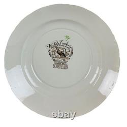 Johnson Bros Wild Turkeys Native American Windsor Ware 10-3/4 Dinner Plates (5)