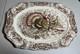 Johnson Bros Wild Turkeys Native American Windsor Ware England 20x16 Platter