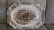 Johnson Bros Wild Turkeys Native American Windsor Ware Platter 20'' Thanksgiving