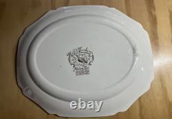 Johnson Bros Wild Turkeys Serving Platter Windsor Ware 17 x 14 Excellent