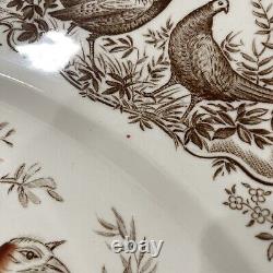 Johnson Bros Wild Turkeys Thanksgiving Platter Native American Windsor Ware 20