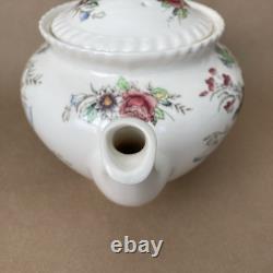 Johnson Bros Windsor Ware GARDEN BOUQUET Teapot Holds 4 Cups c. 1940-70