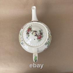 Johnson Bros Windsor Ware GARDEN BOUQUET Teapot Holds 4 Cups c. 1940-70