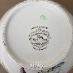 Johnson Bros Windsor Ware GARDEN BOUQUET Teapot Holds 4 Cups c. 1940-70