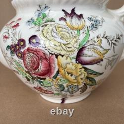 Johnson Bros Windsor Ware GARDEN BOUQUET Teapot Holds 4 Cups c. 1940-70