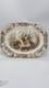 Johnson Bros Windsor Ware Woodland Wild Turkeys Serving Platter Ceramic 20x16