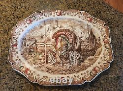 Johnson Brother His Majesty Turkey Platter, large 20, Mint, Vintage