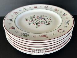 Johnson Brothers 12 Days Of Christmas Dinner Plates 10 1/8 Set Of 7