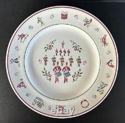 Johnson Brothers 12 Days Of Christmas Dinner Plates 10 1/8 Set Of 7