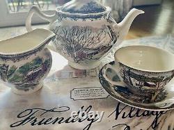 Johnson Brothers 13 piece Friendly Village Tea Set