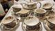 Johnson Brothers 16pc Indian Treetea Pot, Sugar Bowl & Creamer Cups Saucers