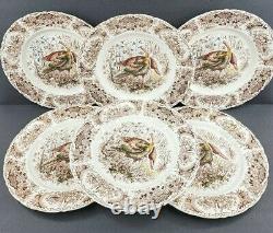 Johnson Brothers (6) Woodland Wild Turkeys (6) His Majesty Vintage Dinner Plates