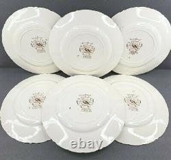 Johnson Brothers (6) Woodland Wild Turkeys (6) His Majesty Vintage Dinner Plates