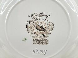 Johnson Brothers (6) Woodland Wild Turkeys (6) His Majesty Vintage Dinner Plates