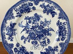 Johnson Brothers ASIATIC PHEASANT Blue 9? Dinner Plates Set of 6 MINT