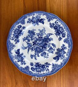 Johnson Brothers ASIATIC PHEASANT Blue 9? Dinner Plates Set of 6 MINT