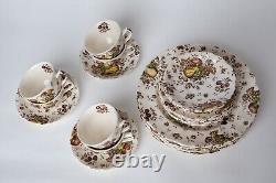 Johnson Brothers Autumn's Delight Transferware Service for 6, 25 Pieces