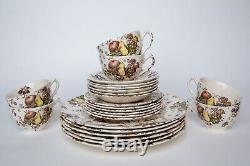 Johnson Brothers Autumn's Delight Transferware Service for 6, 25 Pieces