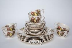 Johnson Brothers Autumn's Delight Transferware Service for 6, 25 Pieces